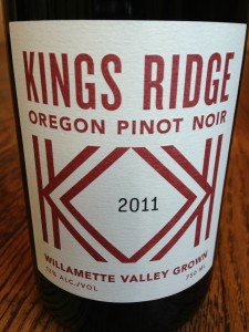 Kings ridge oregon pinot noir 2011 willamette valley